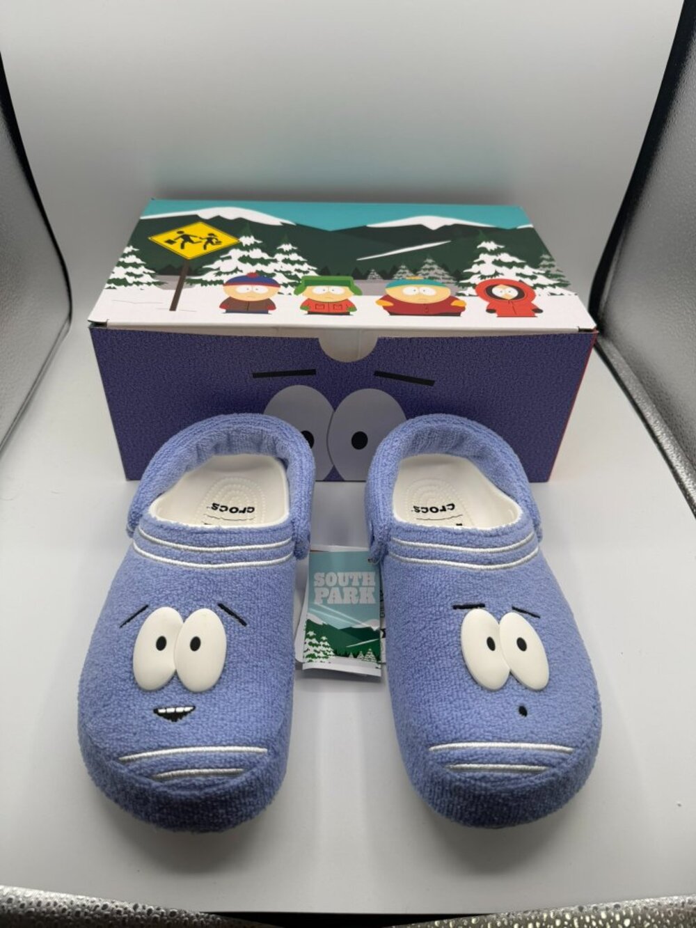 Crocs x South Park Towelie Classic Clogs Blue Men Size 8 Women 10